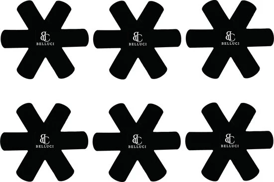 Belluci 6 Stuks Pannenbeschermer - Pannenonderzetter Hittebestendig - Pannen Beschermers Tussenlegger - Onderzetters - Ø38cm 6 Belluci 6 Stuks Pannenbeschermer - Pannenonderzetter Hittebestendig - Pannen Beschermers Tussenlegger - Onderzetters - Ø38cm - Afbeelding 4