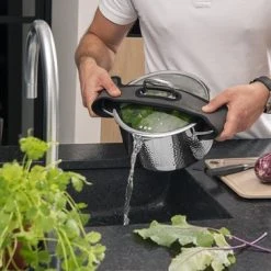 Sola Pannenset Noma - 4 Delig - Ø 16,16,18,20 Cm - Zilver - RVS - Sandwichbodem -Tefal Shop 550x366 58