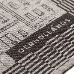 Seashell Oerhollands Luxe Theedoeken - 6 Stuks - Patroon Blok Herenhuis - Antraciet - 60x65cm -Tefal Shop 550x366 69