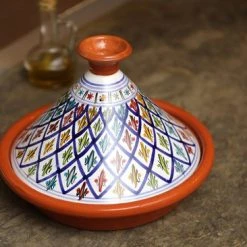 CRAFLAIR ~ Tajine ~ Ø 30 Cm ~ Geschikt Voor Inductie - Adapter ~ Handgemaakt ~ Geglazuurd Keramiek 13 CRAFLAIR ~ Tajine ~ Ø 30 Cm ~ Geschikt Voor Inductie - Adapter ~ Handgemaakt ~ Geglazuurd Keramiek -Tefal Shop 550x366 87