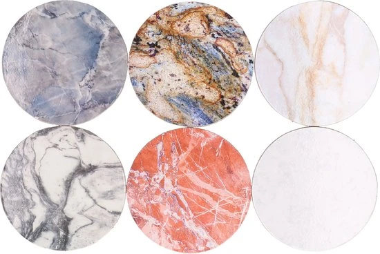 Vita Wonen Onderzetters Coasters Voor Glazen En Bekers 4 Vita Wonen Onderzetters Coasters Voor Glazen En Bekers - Afbeelding 2