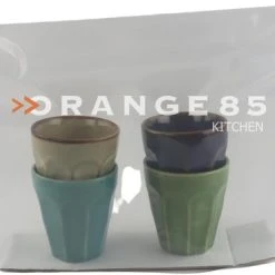Orange85 Cappuccino Mokken - 4 Stuks - 250 Ml - Porselein - Hittebestendig - Keuken - Accessoires - Cappuccino Glazen - Cappuccino Kopjes - Latte Macchiato Glazen -Tefal Shop 550x370 2