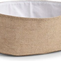 1x Jute Brood Serveer Mandjes 26 X 18 Cm - Zeller - Keukenbenodigdheden - Tafel Dekken - Ontbijten/Brunchen/Lunchen - Broodjes/bolletjes Serveren - Broodmanden -Tefal Shop 550x371