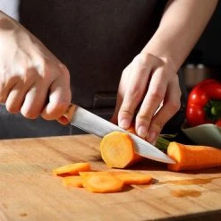 PAUDIN N7 Professioneel RVS Japans Officemes 12,5 Cm - Vlijmscherp Universeel Groentemes Gemaakt Van Hoogwaardig Roestvast Duits Carbonstaal - Damascus Patroon - Nu Extra Scherp Geprijst - Black Friday - Sint En Kerst -Tefal Shop 550x372 4