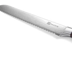 PAUDIN N4 Professioneel RVS Japans Broodmes En Banketmes 20 Cm - Scherp Kartelmes Gemaakt Van Hoogwaardig Roestvast Duits Carbonstaal - Damascus Patroon - Nu Extra Scherp Geprijst - Black Friday - Sint En Kerst -Tefal Shop 550x376 1