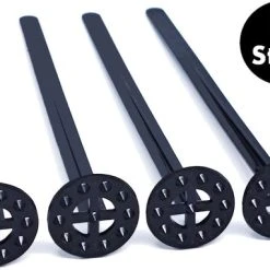 CocktailStamp Tonicstampers - Cocktail Stamper - Tonicstampers Herbruikbaar - Citroen Stamper - Mojito Stamper - Zwart - 10 Stuks