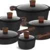 EDENBERG Edënbërg Black Line - 10-delige Luxe Pannenset Van Gesmeed Aluminium 2 EDENBERG Edënbërg Black Line - 10-delige Luxe Pannenset Van Gesmeed Aluminium -Tefal Shop 550x383 6