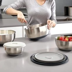 Prep&Store Schalenset Met Deksels, Set Van 4 Stuks, RVS - Joseph Joseph | Nest -Tefal Shop 550x386