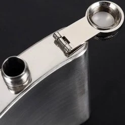 Maxium - Jack Daniels Heupfles - Zilver - Gift Set - RVS - Drankfles - Flacon - Zakfles - Zakflacon - Drankflacon - Heupfles - Veldfles - Incl. Trechter En Bekertjes -Tefal Shop 550x406