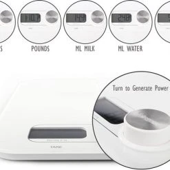 Beepower Digitale Keukenweegschaal | GEEN Batterij Nodig | DUURZAAM Ontwerp | Multifunctionele Weegschaal Voor Voedsel | Zeer Geschikt Voor Maaltijdbereiding -Tefal Shop 550x412 47