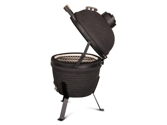 Patton Kamado Grill 13" - Keramisch - Kookoppervlak Ø 28 - Mat Zwart 4 Patton Kamado Grill 13" - Keramisch - Kookoppervlak Ø 28 - Mat Zwart - Afbeelding 2