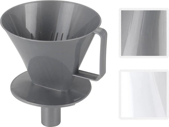 Plast Team Plastic Dripper Koffie Geschikt Voor Filter No.4 4 Plast Team Plastic Dripper Koffie Geschikt Voor Filter No.4 - Afbeelding 2