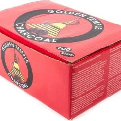 Yogi & Yogini Houtskool Tabletten Golden Temple - 100 Stuks - 3.3cm