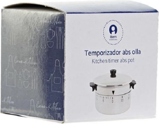 Items Ronde Pannen Kookwekker Wit Ijzer 7 Cm - Keukenbenodigdheden - Koken 5 Items Ronde Pannen Kookwekker Wit Ijzer 7 Cm - Keukenbenodigdheden - Koken - Afbeelding 3