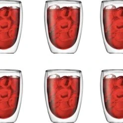 GLAEZ - Dubbelwandige Glazen - Latte Macchiato - Thermoglazen - Theeglazen - Handgeblazen - 350 Ml -Tefal Shop 550x436 5