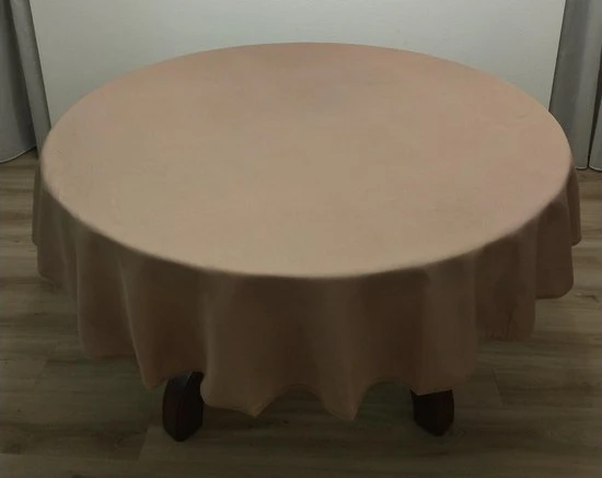 SBLine Tafelkleed 180 Cm-Rond/Beige 3 SBLine Tafelkleed 180 Cm-Rond/Beige