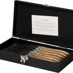 Jay Hill Steakmessen Laguiole - Raw Black - Olijfhout - 6 Stuks 11 Jay Hill Steakmessen Laguiole - Raw Black - Olijfhout - 6 Stuks -Tefal Shop 550x448 3