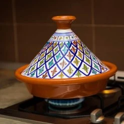 CRAFLAIR ~ Tajine ~ Ø 30 Cm ~ Geschikt Voor Inductie - Adapter ~ Handgemaakt ~ Geglazuurd Keramiek 17 CRAFLAIR ~ Tajine ~ Ø 30 Cm ~ Geschikt Voor Inductie - Adapter ~ Handgemaakt ~ Geglazuurd Keramiek -Tefal Shop 550x450 1