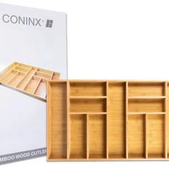 Grote Bestekbak Bamboe 81x47CM - Coninx Besteklade - Opbergbak - Duurzaam - Bamboe - Voor Laden Vanaf 47cm Diep 17 Grote Bestekbak Bamboe 81x47CM - Coninx Besteklade - Opbergbak - Duurzaam - Bamboe - Voor Laden Vanaf 47cm Diep -Tefal Shop 550x452 1