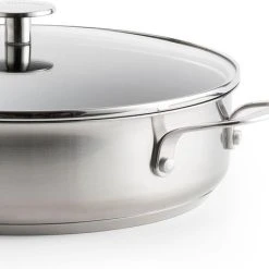 KitchenAid Stainless Steel Hapjespan Met Deksel - 28cm - Inductie -Tefal Shop 550x456 2