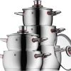 WMF Quality One Pannenset 5-delig - RVS 1 WMF Quality One Pannenset 5-delig - RVS -Tefal Shop 550x473