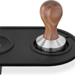 Navaris Koffie En Espresso Tamper - Koffiestamper Voor Het Aandrukken Van Gemalen Koffie - Inclusief Tampermat - Roestvrij Staal En Hout - Ø 51 Mm -Tefal Shop 550x473 4