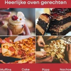 YUGN Oven Pakket – Universeel Rooster En Bakplaat Enorm Verstelbaar – Recept Voor Maken Van Heerlijke Gerechten - Met Gratis E-Book En Bakkwast -3 X 33 X 37-52 Cm -Tefal Shop 550x489 2