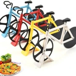 HMerch™ Pizzasnijder Fiets - Wit - Pizzaroller - Racefiets - Pizza Snijder / Mes - Kerstcadeau / Sinterklaascadeau -Tefal Shop 550x489