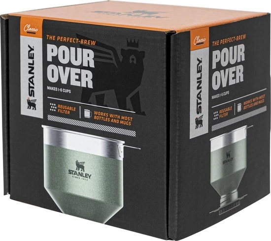 Stanley PMI Stanley The Perfect-Brew Pour Over - Koffiefilterhouder- Hammertone Green 12 Stanley PMI Stanley The Perfect-Brew Pour Over - Koffiefilterhouder- Hammertone Green - Afbeelding 10