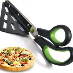LOUZIR Pizzaschaar - Pizzaknipper - Pizzames - Pizzasnijder - 2 In 1 Pizzaschep -Culinario - Keukenschaar -Pizza Scissors -Tefal Shop 550x490 4