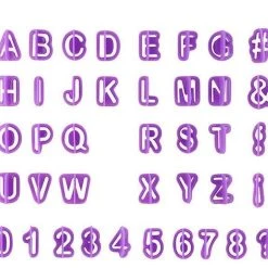 Little New Finds The Bakeshop - Uitsteekvorm - 40 Delig - ABC Voor Fondant En Marsepein - Alfabet - Letters & Cijfers -Tefal Shop 550x494 4