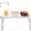 Forte Plastics Ontbijt Op Bed Tafeltje/dienblad Wit - 51 X 33 Cm - Bedtafel/serveerblad Voor Laptop, Tablet, Boek Of Ontbijt - Schoottafeltjes -Tefal Shop 550x497