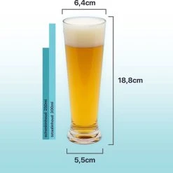 MyDrinkglass Plastic Bierglazen Kopenhagen | Bierglazen Plastic | 2 Stuks | Camping Glazen | Zero Waste | Herbruikbaar | Onbreekbare Bierglas | 300 Ml | -Tefal Shop 550x505 1