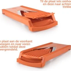 Börner Mandoline V3 Starter| 5-delige Set | 5 Snijdiktes | Geschikt Als Frietsnijder | BPA-vrij En Roestvrij | Oranje 17 Börner Mandoline V3 Starter| 5-delige Set | 5 Snijdiktes | Geschikt Als Frietsnijder | BPA-vrij En Roestvrij | Oranje -Tefal Shop 550x507 2