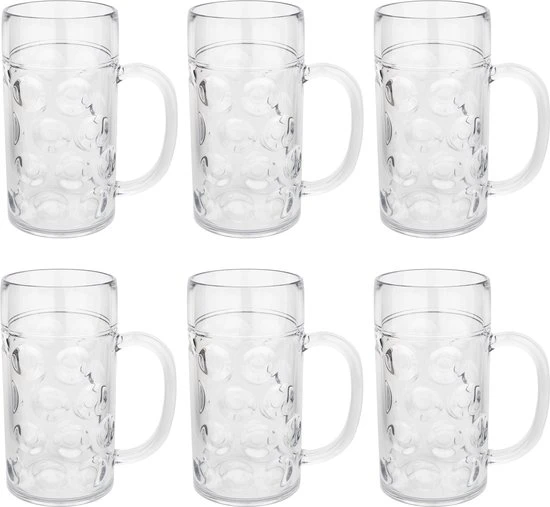 MyDrinkglass Plastic Bierpul | Bierpul Plastic | 6 Stuks | Oktoberfest | Plastic Glazen | Zero Waste | Herbruikbaar | Onbreekbare Bierpullen | 500 Ml | 3 MyDrinkglass Plastic Bierpul | Bierpul Plastic | 6 Stuks | Oktoberfest | Plastic Glazen | Zero Waste | Herbruikbaar | Onbreekbare Bierpullen | 500 Ml |