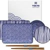 Tokyo Design Studio Nippon Blue Sushi Servies - Porselein - 6 Delig - 2 Persoons -Tefal Shop 550x514 7
