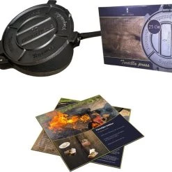 Chefs Cuisine Tortilla Pers - Roti Maker - Tortilla - Gietijzer - ⌀25cm - Incl. Receptenboek -Tefal Shop 550x515