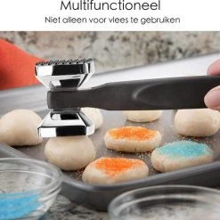 Merkloos Vleeshamer Aluminium | 23,5 Cm | | Vleesvermalser | Keuken Gerei | Zilverkleurig - Vleeshamer 1 Stuks -Tefal Shop 550x517 4