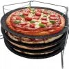 Pizza - Pizzarek - Pizza Oven - Pizzabakset - 5 Delige Set Voor 4 Pizza's - Ø 32,3 Cm - Kinghoff 1553 - Met Een Antiaanbaklaag -Tefal Shop 550x521 6