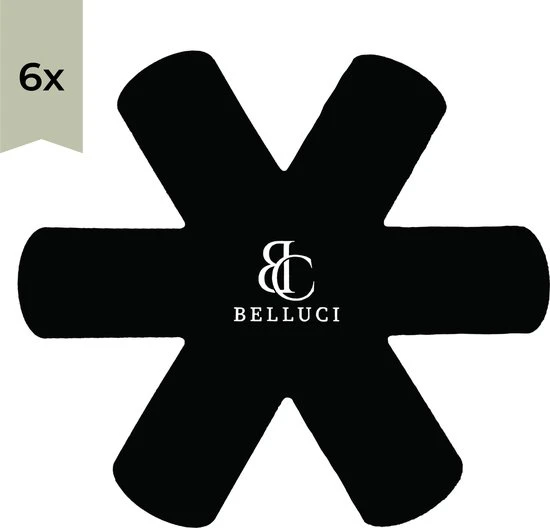 Belluci 6 Stuks Pannenbeschermer - Pannenonderzetter Hittebestendig - Pannen Beschermers Tussenlegger - Onderzetters - Ø38cm 3 Belluci 6 Stuks Pannenbeschermer - Pannenonderzetter Hittebestendig - Pannen Beschermers Tussenlegger - Onderzetters - Ø38cm