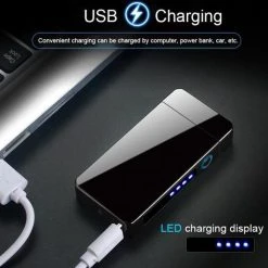 Merkloos Elektrische Plasma Aansteker - Oplaadbaar USB - Wind, Storm En Regen Bestendig - Vuurwerk Aansteker - Plazmatic X Lighter - Rood -Tefal Shop 550x530 1