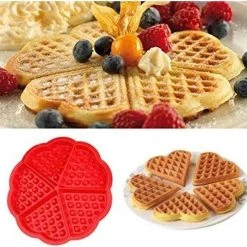 Shopdomain Hartvorm Siliconen Wafelvorm-Wafelijzer-bakkerij Gereedschappen Cake-Wafelijzer-5 Wafels - Rood 11 Shopdomain Hartvorm Siliconen Wafelvorm-Wafelijzer-bakkerij Gereedschappen Cake-Wafelijzer-5 Wafels - Rood -Tefal Shop 550x530 3