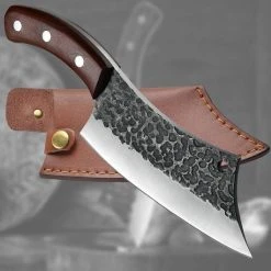 STORX Slagersmes - Handmade - Hak Mes - BBQ - Mes - Mannen - Koken - BBQ Master - Carbon Staal - Stoer - Hak Bijltje - Handgemaakt - Koksmes - CADEAU TIP! -Tefal Shop 550x530 7