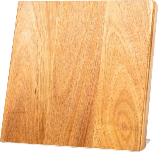 Coninx Quin Messenblok Magnetisch - Messenmagneet - Antislip - Messenhouder RVS / Acacia 10 Coninx Quin Messenblok Magnetisch - Messenmagneet - Antislip - Messenhouder RVS / Acacia - Afbeelding 8