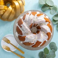 Tulband Bakvorm "Braided Bundt "- Nordic Ware | Premier Gold -Tefal Shop 550x537 5