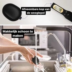 7Mila Digitale Lepel Weegschaal Inclusief Batterij | Maatlepel, Weeglepel | Digitale Keukenweegschaal | Handig Voor In De Keuken! -Tefal Shop 550x538 4