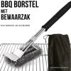 Gohh® Gohh BBQ Borstel Met Schraper - Schoonmaakborstel - Barbecue Krabber Met Handige Bewaarzak 2 In 1 -Tefal Shop 550x543 2