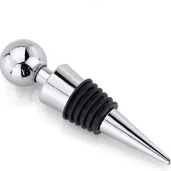 KLKN Premium Wijn Afsluiter - Wijn Stopper - Wijn Dop - Fles Dop - Wijn Stop - Fles Stop - RVS (2 Stuks)