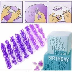 Little New Finds The Bakeshop - Uitsteekvorm - 40 Delig - ABC Voor Fondant En Marsepein - Alfabet - Letters & Cijfers -Tefal Shop 550x549 12