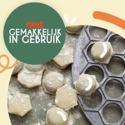 Foodlr Dumpling Maker Met 37 Gaten - Ravioli Maker Keuken Accessoires + Met Dumpling Kookboek -Tefal Shop 550x549 29
